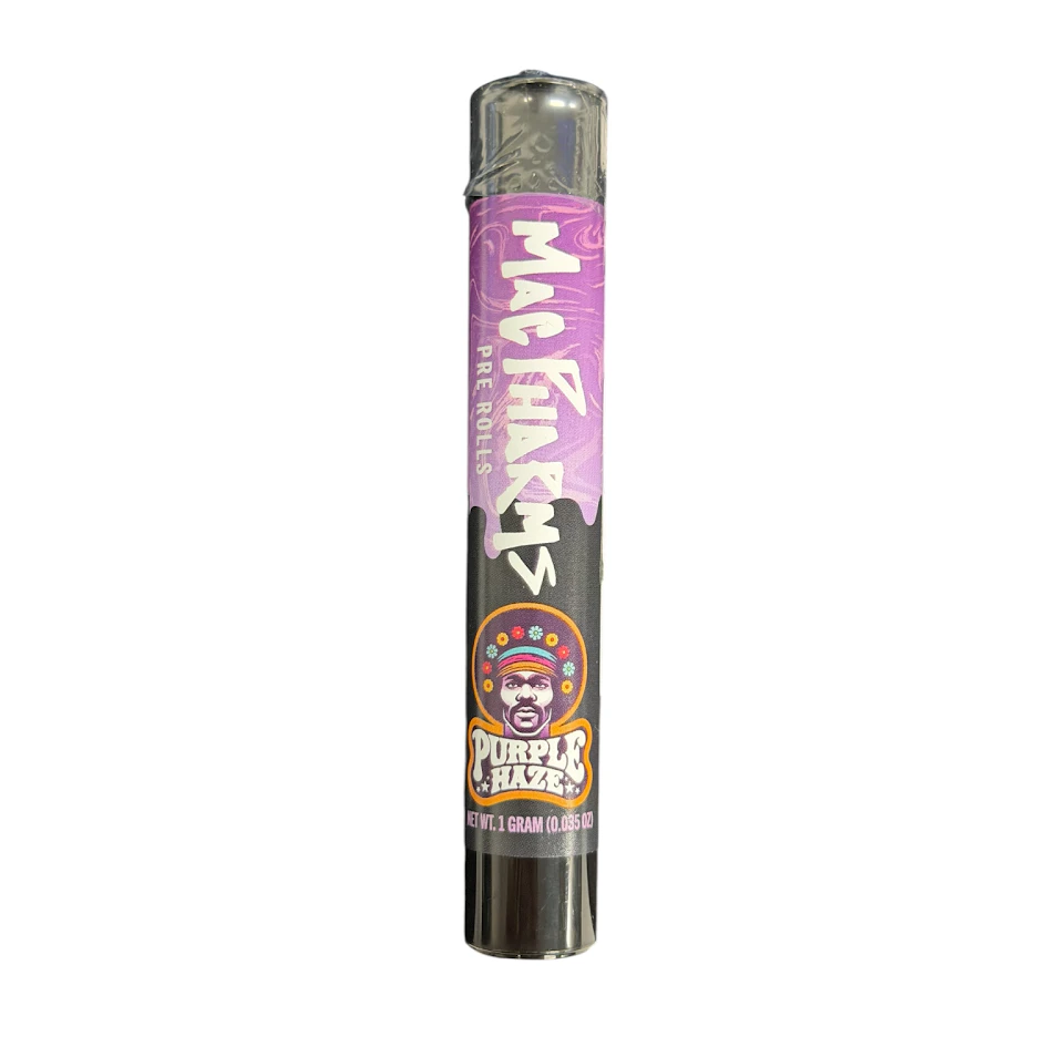Mac Pharms - Mac Pharms - Purple Haze - 1g Preroll Main Image