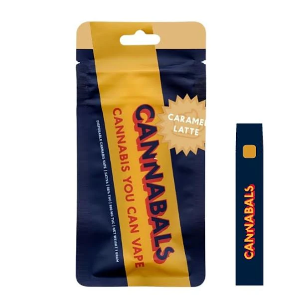 Cannabals - Cannabals - Caramel Latte - 1g AIO Vape - 88% THC - Vape Pen Main Image