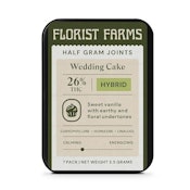Florist Farms - Wedding Cake - 26% THC - 1/2 Gram Joints 7pk - Pre-Roll