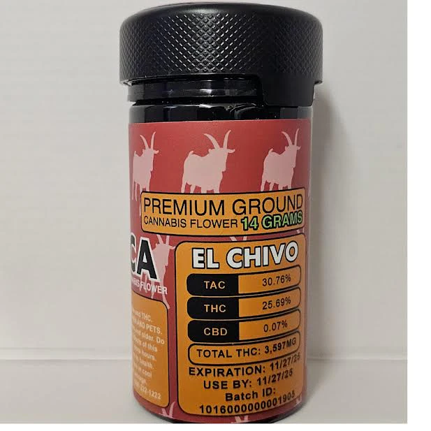 McPike Farms - Mcpike Farms - El Chivo - 14g - Ground Flower - 25.69% THC - Dry Flower Main Image