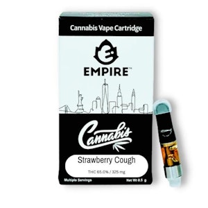 EMPIRE CANNABIS CO. - Empire Cannabis - Strawberry Cough - CO2 Full Spectrum - 87% THC - 0.5g - Vape Cartridge