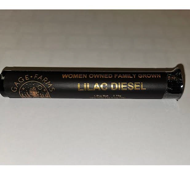 Gage Farms - Gage Farms - Lilac Diesel -15% THC - 0.75g Pre-roll Main Image