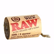 Raw - 10Ft Hemp Wick