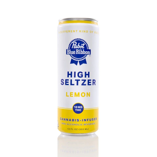 Pabst Labs - Pabst BR High Lemon 10mg Infused Seltzer Single Can Main Image