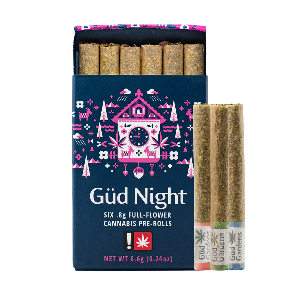 GUD GARDENS - GUD | Gud Night | 6x .8g Multi Strain Preroll Pack Main Image