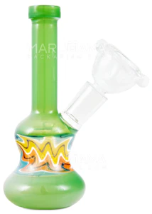 MARIJUANA PACKAGING - Straight Neck Wig Wag Bong