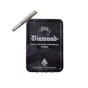 HEAVY HITTERS: RASPBERRY COUGH 1.5G DIAMOND INFUSED PRE-ROLL 3PK
