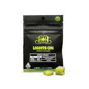 HEAVY HITTERS: Lights On THCV Energy gummies (Green Crack) 20mg THC: 10mg THCv