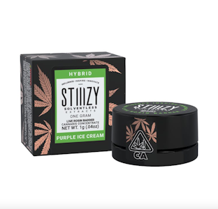 STIIIZY - Stiiizy - Purple Ice Cream - 1g Live Rosin Badder