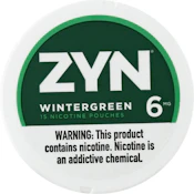 ZYN | 6mg Nicotine Pouches | Wintergreen
