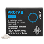 Level Protab - Indica 10pk Tablets - 250mg