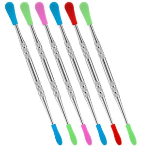 LA King - Metal Silver Dabber with Silicone Cap