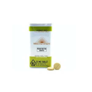 EMERALD BAY EXTRACTS - Peanut Butter Souffle - 1000mg - RSO Tablets - (H) Emerald Bay Wellness