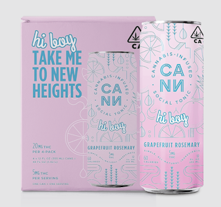 CANN - CANN  | Hi-Boys | Grapefruit Rosemary | 4pk 