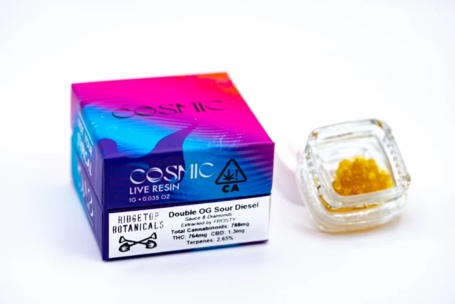 Cosmic - [Next Day] Sauce & Diamonds - Double OG Sour Diesel (1g) Main Image