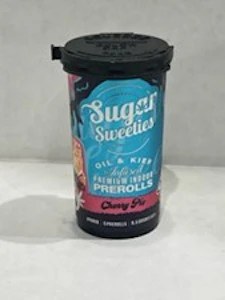 Sugar Sweeties - Cherry Pie 2.5g 5 Pack Infused Pre- Rolls - Sugar Sweeties