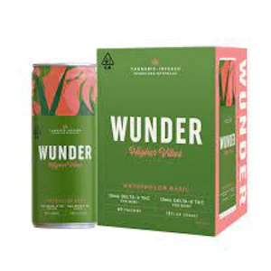 Wunder - 4pk - Watermelon Basil 12oz (Higher Vibes) - Wunder