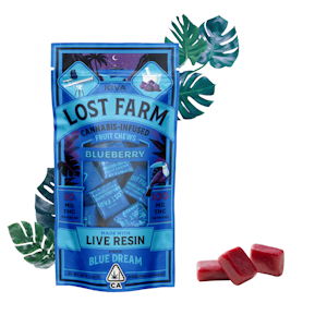 LOST FARM - Lost Farm - 100mg Live Resin Chews - Blueberry x Blue Dream