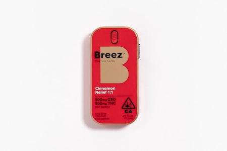 BREEZ - Cinnamon CBD 1:1 Spray - 500mg - Breez