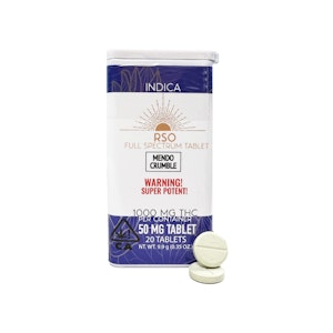 Indica RSO THC Tablets 1000mg
