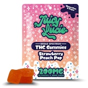 Juicy Lucie- Strawberry Peach Pop- Gummies- 200 mg