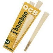 OCB King Size Bamboo Cones 3pack