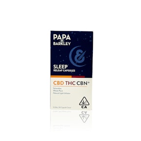 PAPA & BARKLEY - Capsules - Sleep - CBD:THC:CBN - 2:4:1 - 30-Count