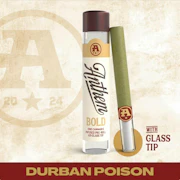 Anthem BOLD | Durban Poison | 1G Glass Tip Infused Preroll