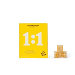 ROSE DELIGHTS - California Mango Turkish Delights - 50mg 1:1 - Rose Delights