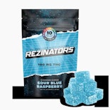 Rezinators Hash Gummies - Sour Blue Raspberry -100mg - Edible