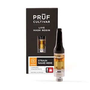 Pruf Cultivars - Citrus Funk, Live Rosin, 0.5g