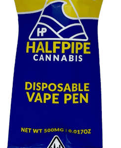 Halfpipe Live Resin Disposable .5g - Lemon Cheeze 81%