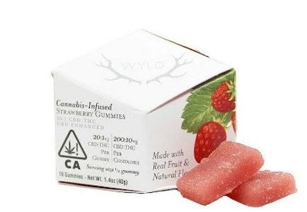 WYLD - [WYLD] CBD Gummies - 20:1 - Strawberry (H)