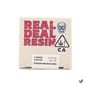 REAL DEAL RESIN - Pagaia Cake Rosin - 1g - Concentrate