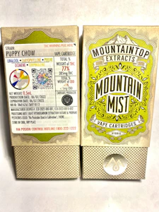 MOUNTAINTOP EXTRACTS - Mountain Top Extracts - Puppy Chow - Cured  Resin - Vape Cartridge - 1G