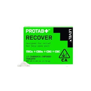 LEVEL+ - Protab+ Recover | (10pk) THCa:CBDa:CBG:CBC Tablets (H) | LEVEL