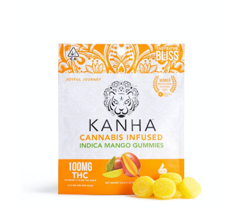 Kanha - Kanha Gummies Indica 100mg Mango 
