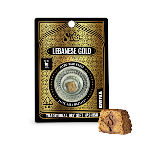 SITKA - 1g Lebanese Gold Hash - Sitka