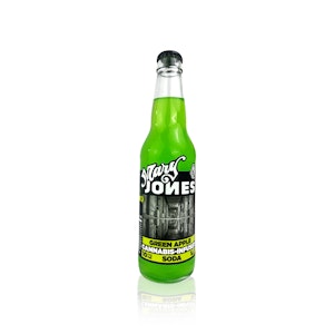 MARY JONES - Mary Jones - Drink - Green Apple Soda - 12oz Bottle - 10MG