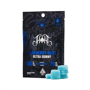 HEAVY HITTERS - Heavy Hitters - 100mg Gummies - Blueberry Blitz