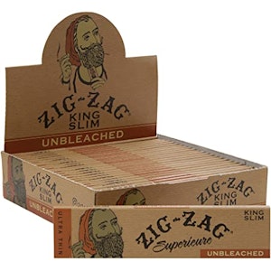 Zig Zag Superieure Unbleached King Slim Papers