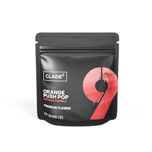 CLADE9 - Flower | Buds | Clade9 | Orange Push Pop | 1g