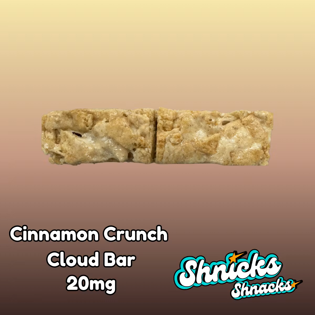 [REC] Shnicks Shnacks | Cinnamon Crunch Cloud Bar | 20mg
