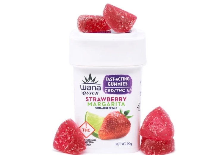 [REC] Wana | Fast Acting | Strawberry Margarita 1:1 | CBD:THC Soft Chews