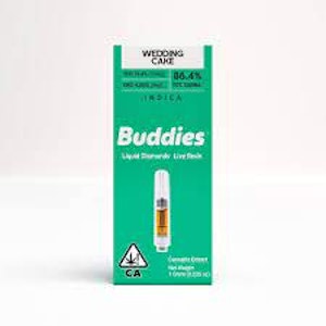 Buddies - GMO x Wedding Cake LR Liquid Diamonds 1g 510 Vape Cart