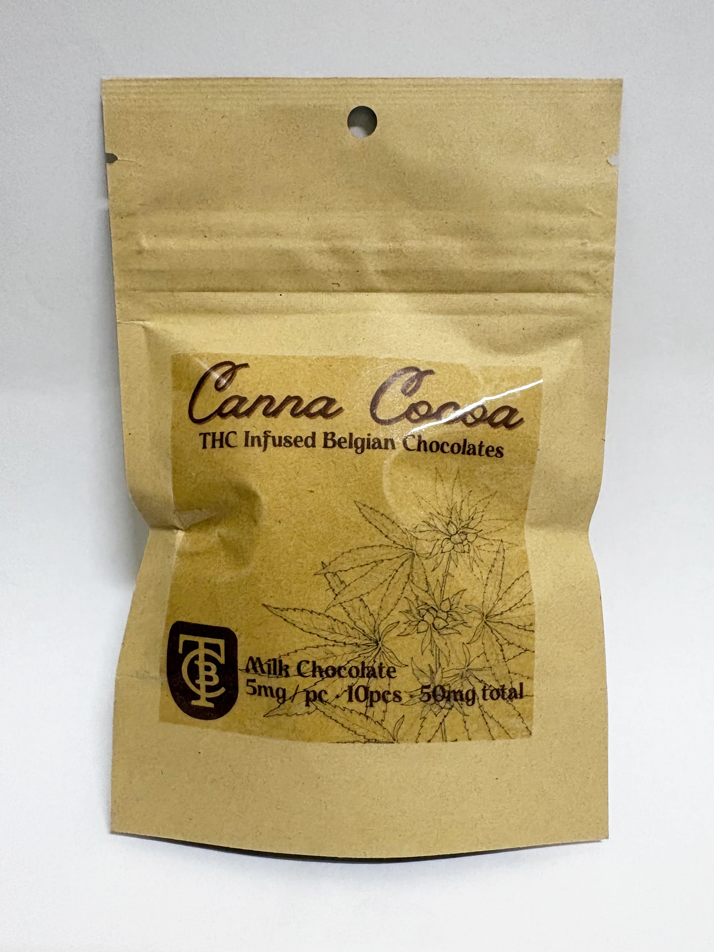 Canna Cocoa - Canna Cocoa | 50mg Edibles | Belgian Milk Chocolate Main Image