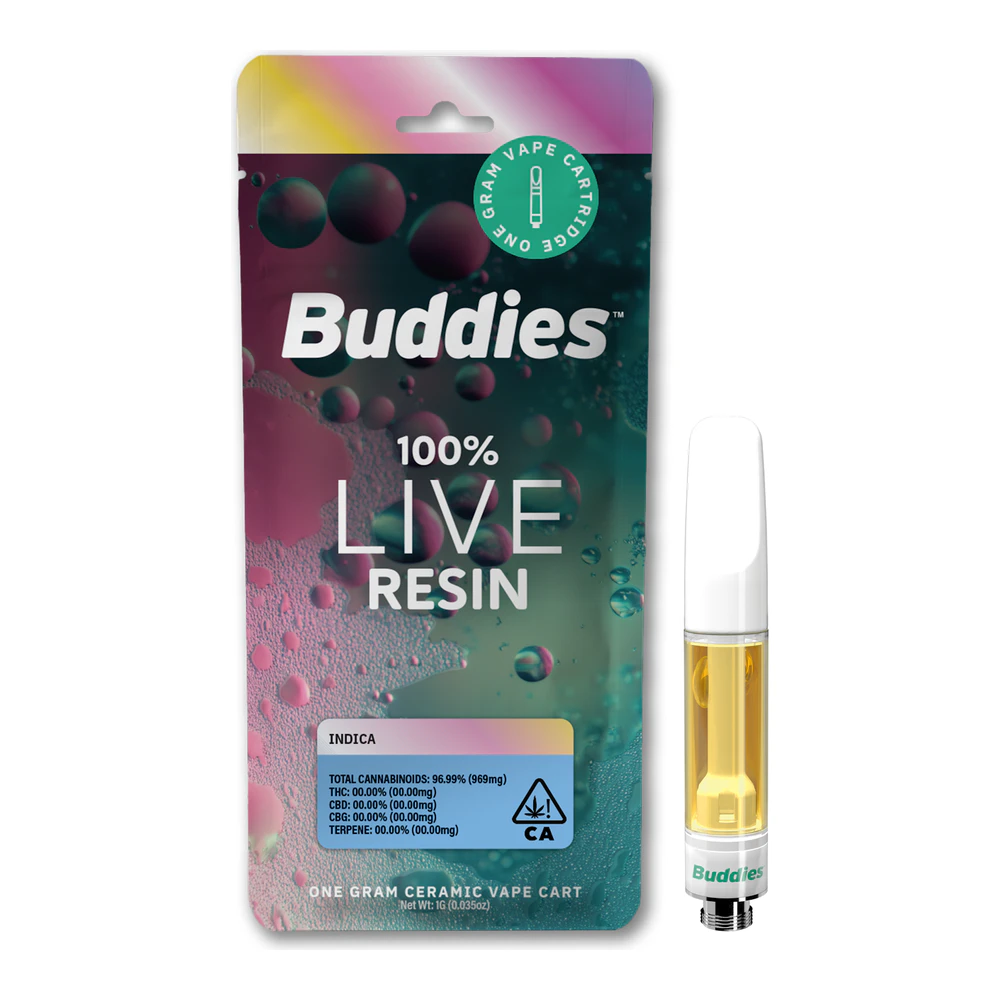 Buddies Brand - Buddies | Triangle Kush | Live Resin Cartridge | 1g Main Image