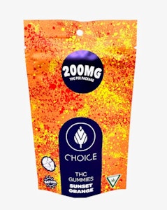 Sunset Orange - Choice Chews - Gummies - 200mg/10x20mg
