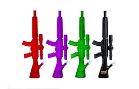 Thunderstrike Gun Frosted Glass Bong
