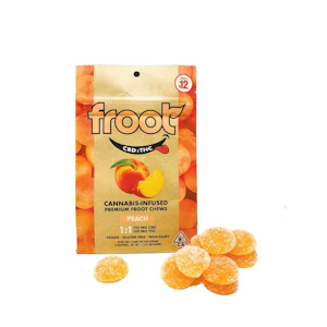 Froot - Froot - 1:1 THC:CBD Gummies - Peach